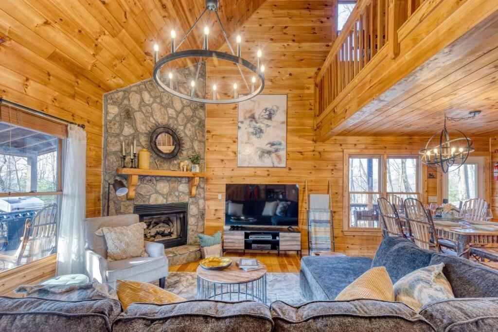 Mtn Cabin Sleeps 10 - 5 Mins To Fishing & Camping Ellijay Dış mekan fotoğraf