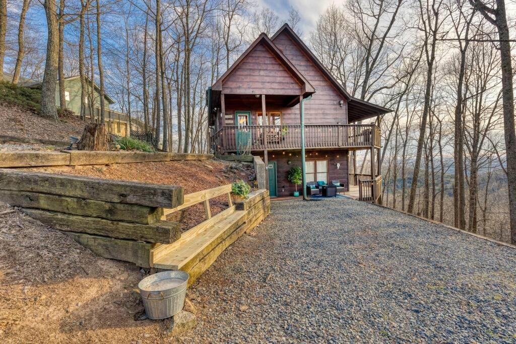 Mtn Cabin Sleeps 10 - 5 Mins To Fishing & Camping Ellijay Dış mekan fotoğraf
